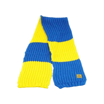 Custom retro knitted scarf